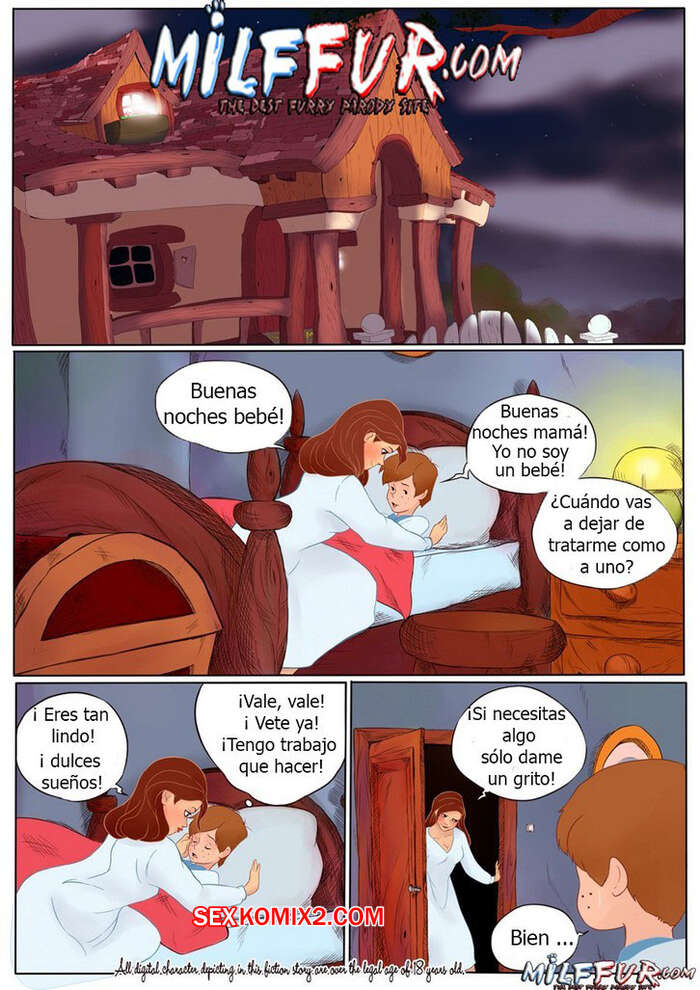 Comic porno WINNY the POOP. Parte 1. Milffur.