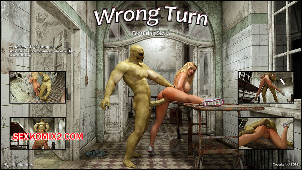 Comic porno WRONG TURN. Blackadder.
